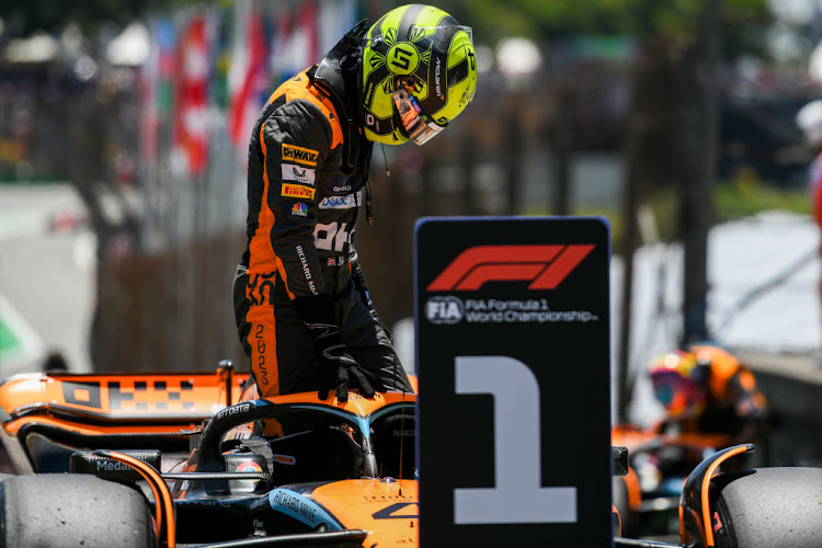 Lando Norris lapped 0.061 quicker than triple world champion Max Verstappen in the sprint shootout qualifying with Mexican Sergio Perez third-fastest and 0.134 off the pace in the second Red Bull.