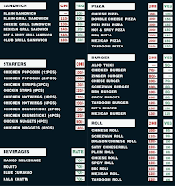 Taste King Cafe menu 2