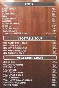 Afzal Restaurant menu 3