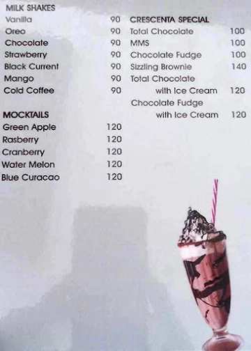 Crescenta Cakes & Bites menu 