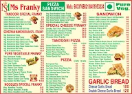 M. S. Franky menu 5