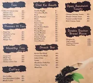 Tea Bar menu 1