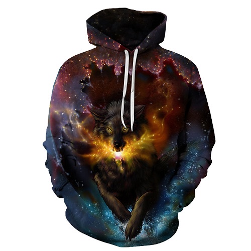 Title 6, Wolf Digital Print Sweatshirt