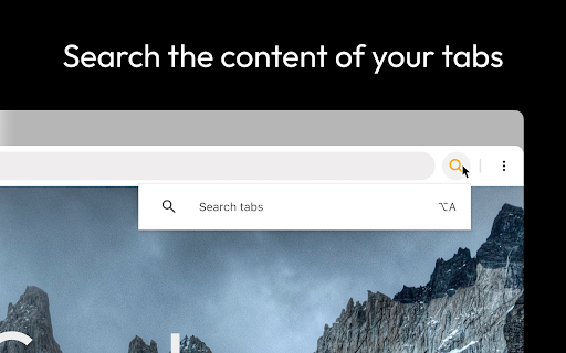 Tab Search: Search the Content of Your Tabs