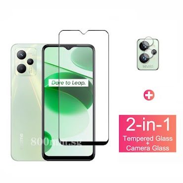 Kính Cường Lực Màn Hình/ Kính Bảo Vệ Camera/ Set Cho Realme C35 9I 9 Pro+ Gt Neo 2 8 5G 7 Pro 8I 7I C21Y C25S C25 C17