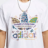 love uniteds trefoil t-shirt (gender neutral) white / multicolor