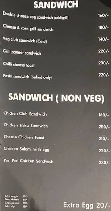 Cafe Divine menu 