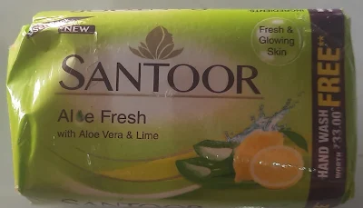 Santoor Aloe Fresh - 400 gm