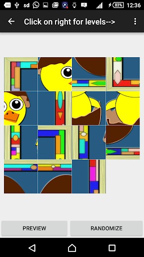 Slide Puzzle Chicken