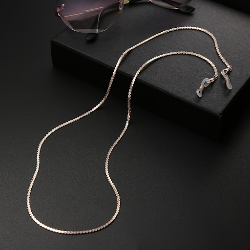 Title 6, Simple Monochrome Glasses Chain Retro Personali...