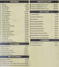 Sethi's Take Away menu 2