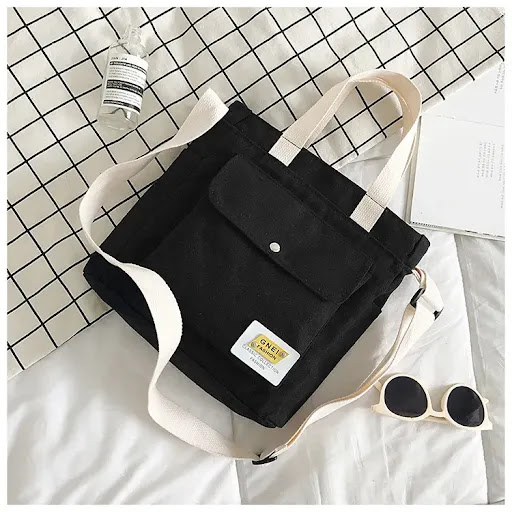 Title 12, New Style Simple Portable Womens Diagonal Canv...