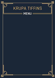 Krupa Tiffin Center menu 1