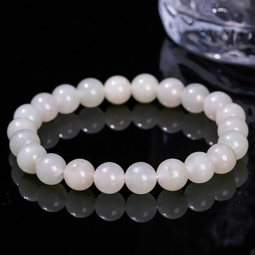 Title 18, Womens Single Circle Ball Natural Stone Bracel...