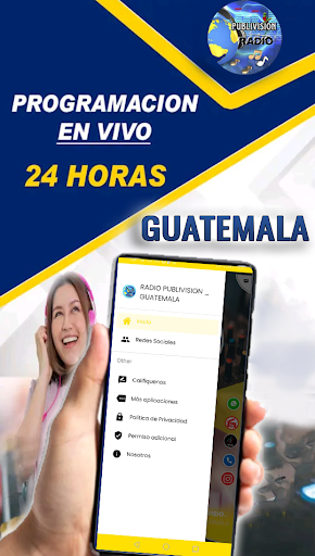 Screenshot Publivision Radio - Guatemala
