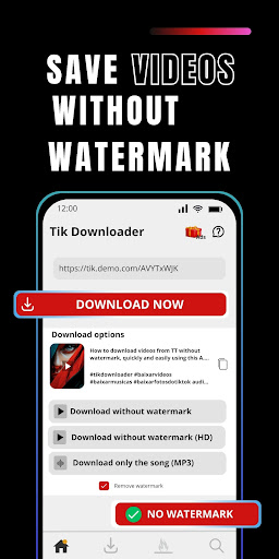 Screenshot Download video no watermark