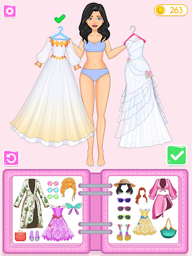 Screenshot Paper Doll: DIY Doll Dress Up