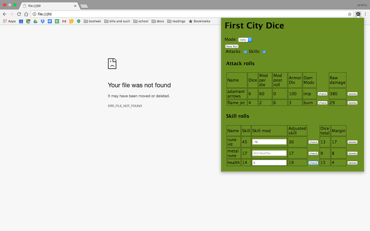 First City Dice (GURPS) Preview image 3