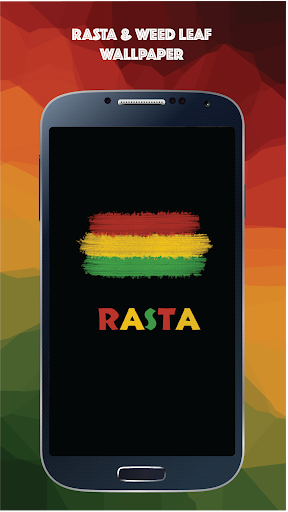 Rasta Weed Leaf Wallpaper