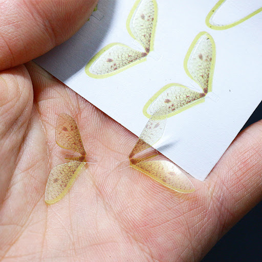 Title 8, Mayfly Simulated Wings for Fly Fishing. Enhance...