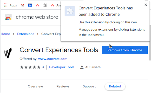 Convert Experience Tools