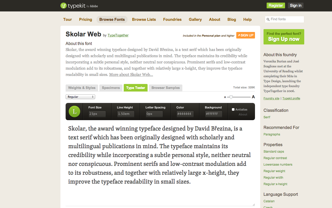 Typekit Tweaker Preview image 0