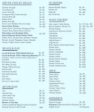 Kaveri Tiffin House menu 2
