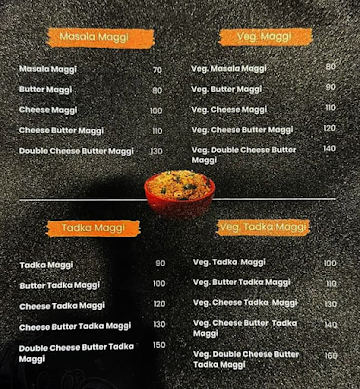 Kevlo Pote Maggi & Snacks menu 