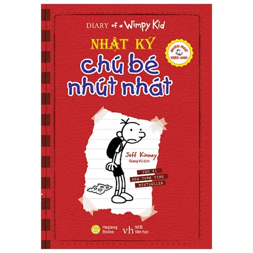 Fahasa - Song Ngữ Việt - Anh - Diary Of A Wimpy Kid - Nhật Ký Chú Bé Nhút Nhát - Tập 1