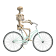 Skeleton Ragdoll Hill Biker icon