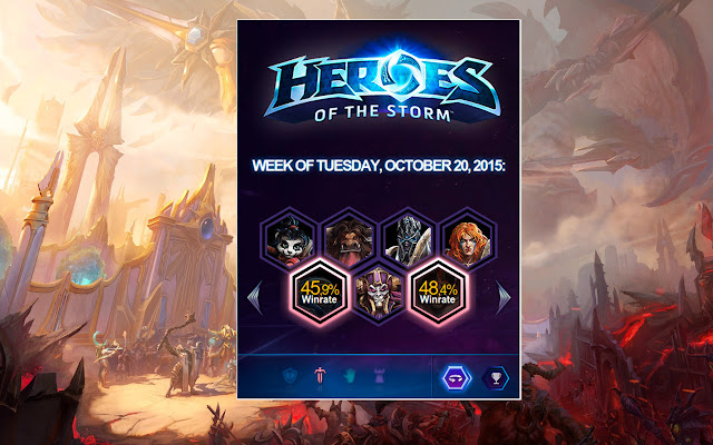 Heroes Of The Storm Free Rotation chrome extension