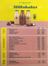 Keventers - Milkshakes & Desserts menu 1