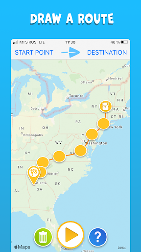 Screenshot TravelBoast™ My Journey Routes