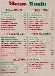 Momo Mania menu 4