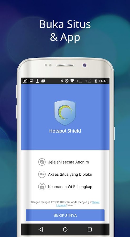 Hotspot Shield Gratis VPN Proxy & Keamanan WiFi - Apl 