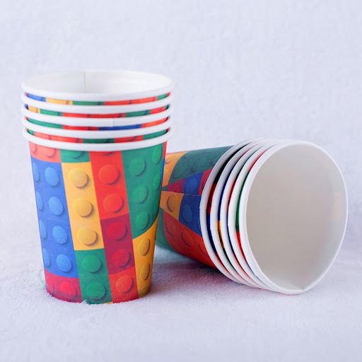 Title 1, Building block brick theme birthday props, crea...