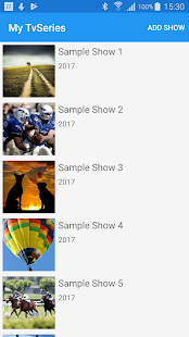 My TvSeries - náhled