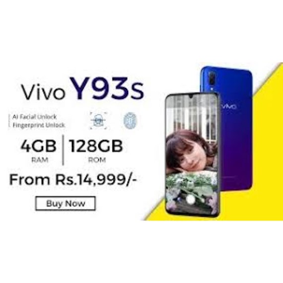 Điện Thoại Vivo Y93S - Vivo Y93 S 2Sim Ram 6G/128G, Máy Chính Hãng, Màn Hình: Ips Lcd6.22"Hd+, Camera Trước: 8 Mp