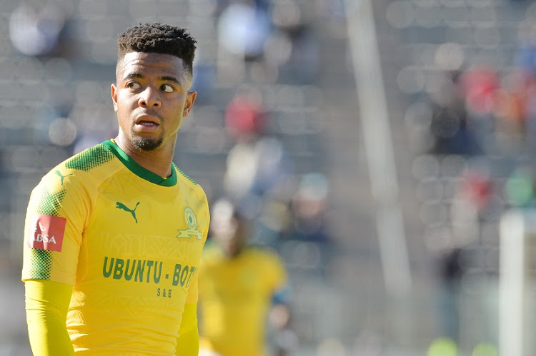 George Lebese during the Absa Premiership match between SuperSport United and Mamelodi Sundowns at Lucas Moripe Stadium on August 19, 2017 in Pretoria, South Africa.