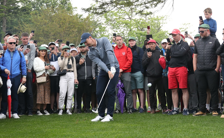 Rory McIlroy of Northern Ireland during Day One of the JP McManus Pro-Am at Adare on July 4, 2022 in Limerick