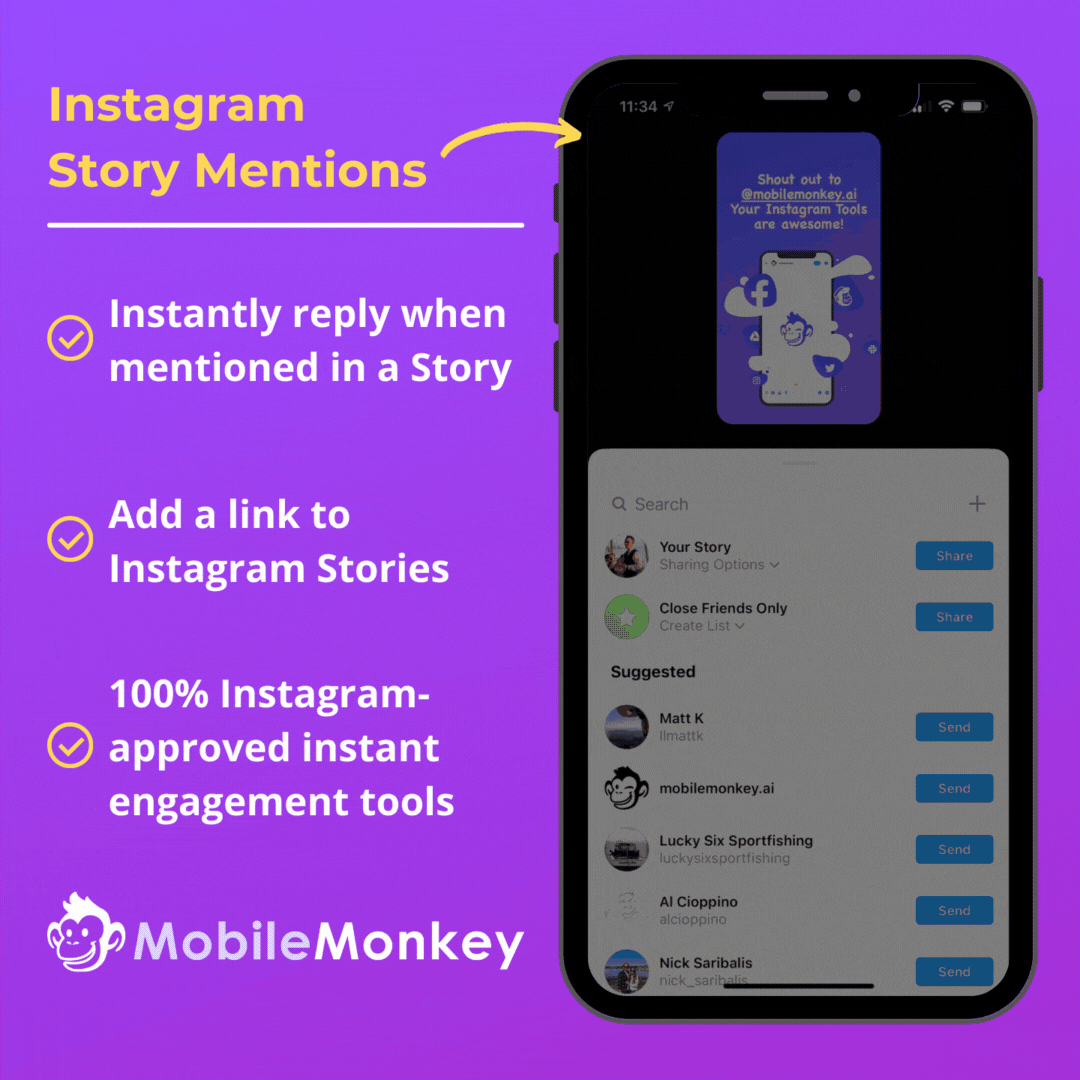 Instagram follower bot for Stories