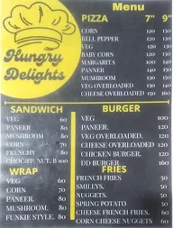 Hungry Delights menu 2