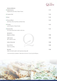 Cafe Quane - Ramada Lucknow menu 1