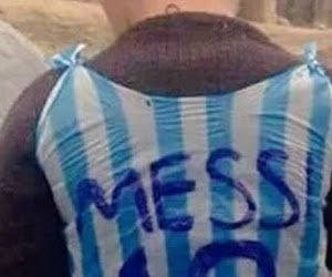 Messi va rencontrer son jeune fan au sachet en plastique