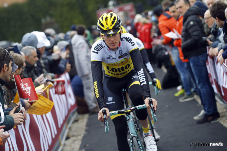 Sleutelbeenbreuk blijft niet zonder gevolgen voor Robert Gesink