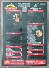 Bobby Punjabi Rasoi menu 2