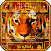 Cool flame tiger keyboard theme icon