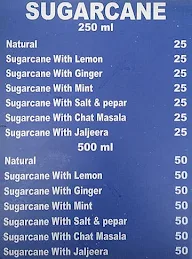 Mr. Sugarcane Juice menu 1