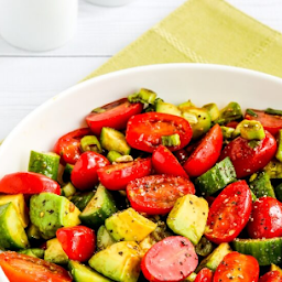 Tomato Cucumber Avocado Salad