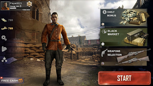 Screenshot Gun Shooter Offline Game WW2: